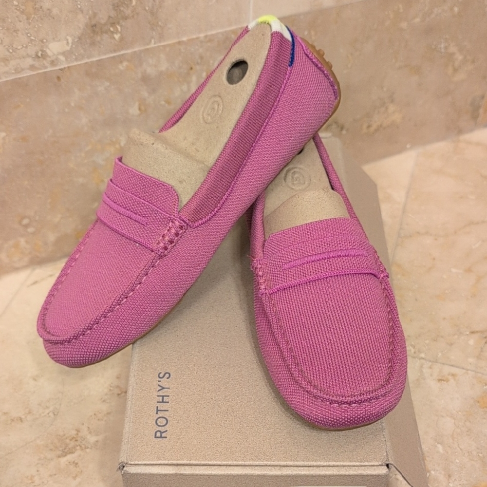 Rothy's Lavender Loafers Size 8